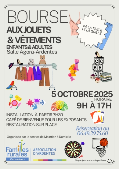 Bourse aux jouets et puériculture