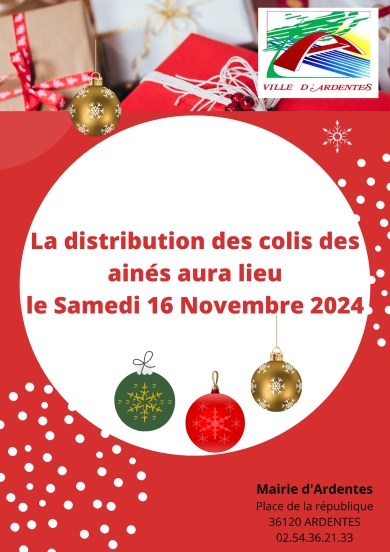 Distribution des colis des ainés